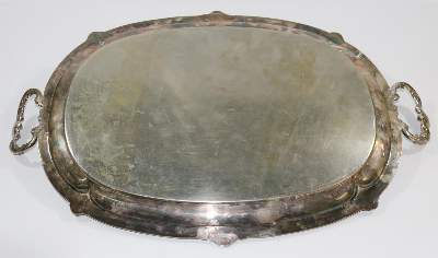 Bild Nr.2: 138-3136 Christofle Großes Tablett.: (Silber, Versilbertes)