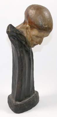 Bild Nr.2: 138-3149 Halbbildnis eines Mönches.: (Skulpturen - Plastiken)
