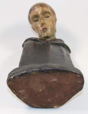 Bild Nr.4: 138-3149 Halbbildnis eines Mönches.: (Skulpturen - Plastiken)