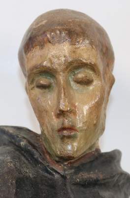 Bild Nr.5: 138-3149 Halbbildnis eines Mönches.: (Skulpturen - Plastiken)