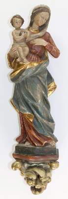 Bild Nr.1: 138-3154 Madonna: (Skulpturen - Plastiken, Religiöse Volkskunst)