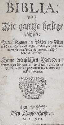 Bild Nr.1: 138-32 Biblia: (Bibeln)