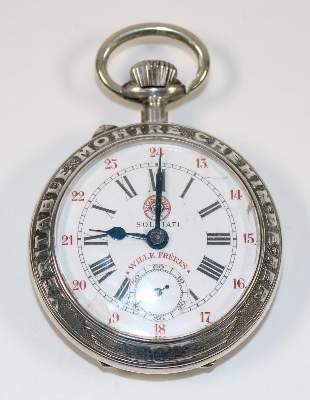 Bild Nr.1: 138-3232 Eisenbahner-Taschenuhr: (Uhren, Taschenuhren)
