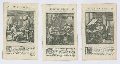 Bild Nr.2: 138-3299 Buchdrucker u.a.: (Varia, Berufe)