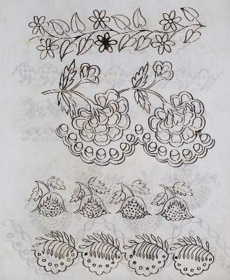 Bild Nr.1: 138-3408 Zeichenheft: (Varia, Pflanzenornamente)