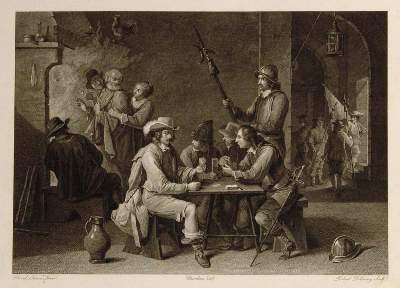 Bild Nr.4: 138-3428 Kartenspieler.: (Varia, Spiele)