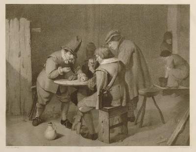 Bild Nr.5: 138-3428 Kartenspieler.: (Varia, Spiele)