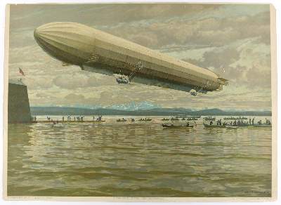 Bild Nr.1: 138-3449 Zeppelin.: (Aeronautik, Zeppelin)