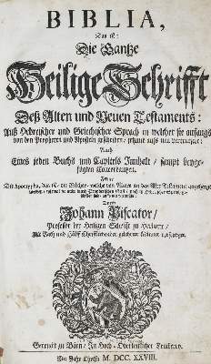 Bild Nr.1: 138-35 Biblia germanica.: (Bibeln)