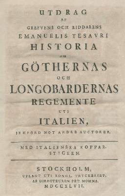 Bild Nr.3: 138-351 Tesauro, Emanuele.: (Alte Drucke, Handschriften und Theologie)