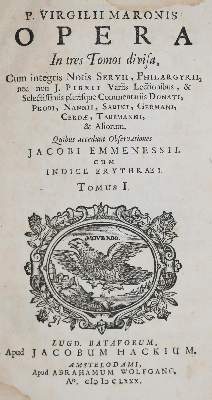 Bild Nr.2: 138-361 Vergilius,M.P.: (Alte Drucke, Handschriften und Theologie)