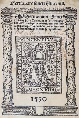 Bild Nr.1: 138-363 Vincent Ferrer.: (Alte Drucke, Handschriften und Theologie)