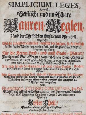 Bild Nr.4: 138-368 Weislinger,J.: (Alte Drucke, Handschriften und Theologie)