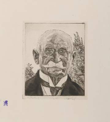 Bild Nr.4: 138-3722 Pankok, Bernhard.: (Künstlergraphik, Aeronautik, Zeppelin)