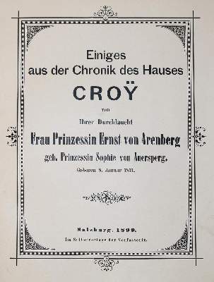 Bild Nr.1: 138-374 Arenberg,S.v.: (Genealogie und Heraldik)