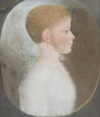 Bild Nr.1: 138-3778 Biederrmeierportrait: (Künstlergraphik)