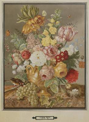 Bild Nr.3: 138-3785 Blumen.: (Künstlergraphik)