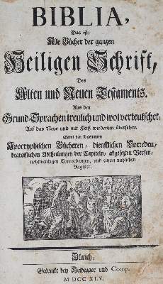 Bild Nr.1: 138-38 Biblia germanica.: (Bibeln)