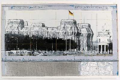 Bild Nr.1: 138-3834 Christo, d.i. Wladimirow Jawaschew, u. Jeanne-Claude: (Künstlergraphik)