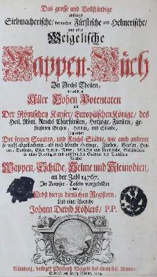 Bild Nr.3: 138-392 Siebmacher,J.: (Genealogie und Heraldik)