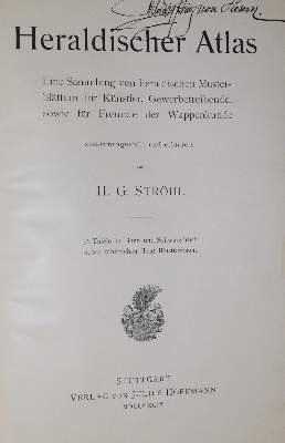 Bild Nr.1: 138-394 Ströhl,H.G.: (Genealogie und Heraldik)