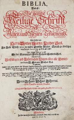 Bild Nr.1: 138-40 Biblia germanica.: (Bibeln)