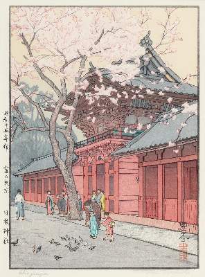 Bild Nr.2: 138-4033 Yoshida, Toshi: (Künstlergraphik, Japan)