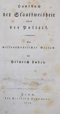 Bild Nr.1: 138-405 Luden,H.: (Politik und Staatswissenschaften)