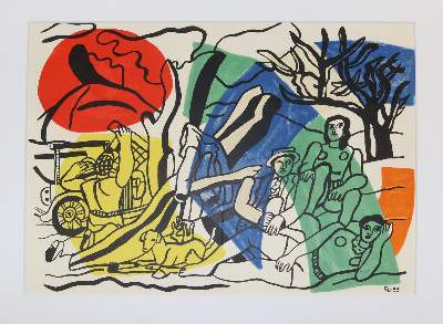 Bild Nr.1: 138-4125 Léger, Fernand: (Künstlergraphik)