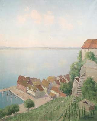 Bild Nr.1: 138-4157 Meersburg.: (Künstlergraphik)