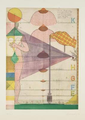Bild Nr.5: 138-4175 Moderne Künstlergraphik.: (Künstlergraphik)