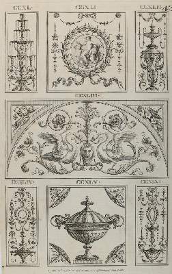 Bild Nr.1: 138-4207 Pergolesi, Michelangelo: (Künstlergraphik, Ornamente)