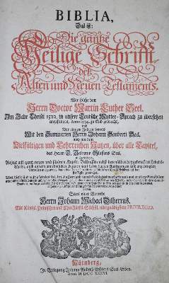 Bild Nr.1: 138-43 Biblia germanica.: (Bibeln)