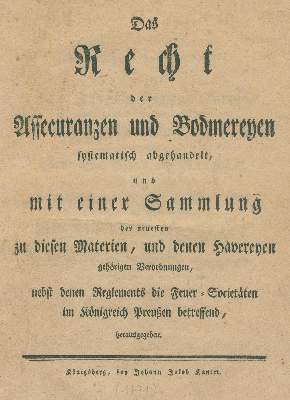 Bild Nr.1: 138-435 Das Recht: (Wirtschaft, Versichung)