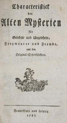 Bild Nr.1: 138-440 Mysterien.: (Freimaurerei)
