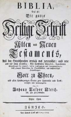 Bild Nr.1: 138-45 Biblia germanica.: (Bibeln)