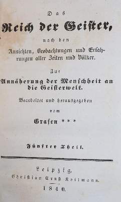 Bild Nr.1: 138-455 Reich der Geister, Das,: (Grenzwissenschaften und Okkultismus)