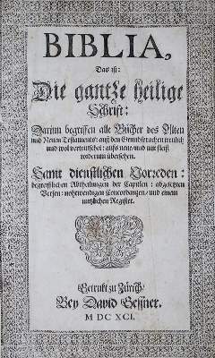 Bild Nr.1: 138-46 Biblia germanica.: (Bibeln)