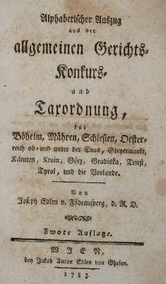 Bild Nr.1: 138-501 Födransperg,J.v.: (Juridica und Kriminologie)