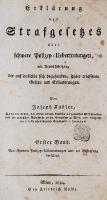 Bild Nr.1: 138-515 Kudler,J.: (Juridica und Kriminologie)