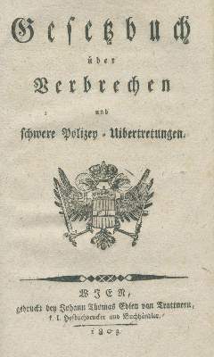 Bild Nr.1: 138-521 : (Juridica und Kriminologie, Österreich)