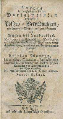 Bild Nr.1: 138-525 Wanggo,C.: (Juridica und Kriminologie, Österreich)