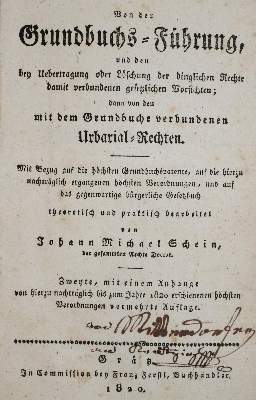 Bild Nr.1: 138-532 Schein,J.M.: (Juridica und Kriminologie)