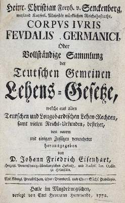 Bild Nr.1: 138-534 Senckenberg,H.C.: (Juridica und Kriminologie)