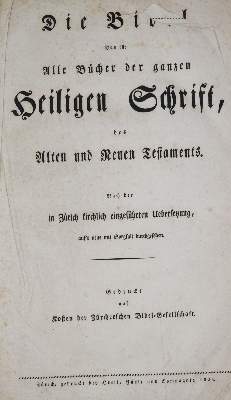 Bild Nr.1: 138-54 Biblia germanica.: (Bibeln)