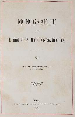 Bild Nr.1: 138-588 Bülow-Zibühl,H.v.: (Militaria)
