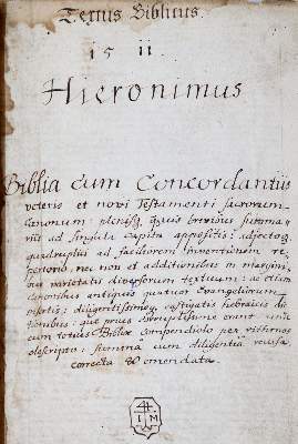 Bild Nr.1: 138-59 Biblia latina.: (Bibeln)