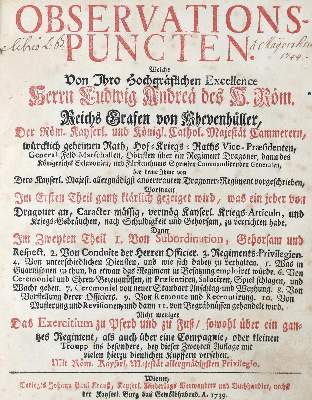Bild Nr.1: 138-608 Khevenhüller,L.A.v.: (Militaria)