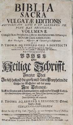 Bild Nr.2: 138-63 Biblia latino-germanica.: (Bibeln)