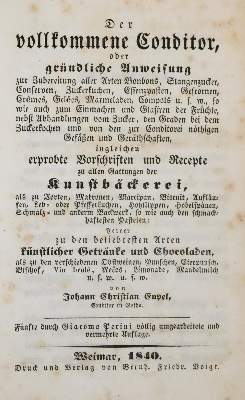 Bild Nr.2: 138-782 Eupel,J.C.: (Küche und Haushalt, Bäckerei und Konditorei)